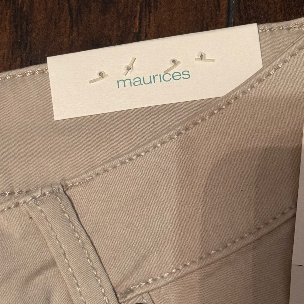 Maurices Women's Jegging Denim Flex Mid Rise XS Regular Khaki NWT Spring Summer - Picture 5 of 11